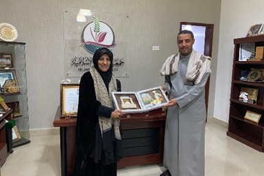 استقبال وفد من اليمن مؤسسة روح العطاء